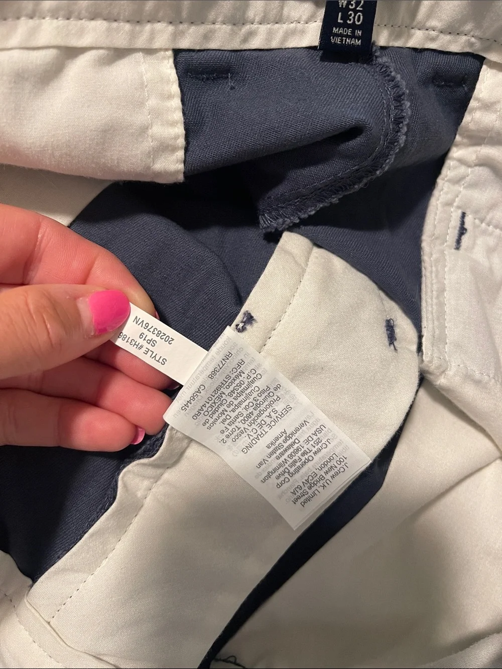 J.Crew Factory Straight-Fit Flex Pants Size 32x30 Item H3186